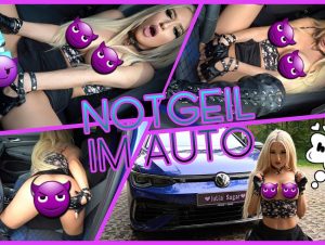 Julia Sugar Porno Video: NOTGEIL IM AUTO